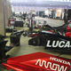 A look past Aleshin’s No. 7 at the row of broken cars.